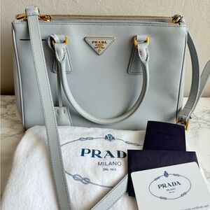 Authentic Prada Medium Galleria Saffiano Leather Tote